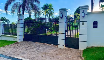 Chácara térrea, à venda, 3 suítes, piscina, lago, Condomínio Lagos de Shanadu, Indaiatuba.