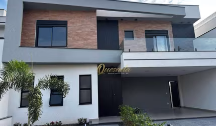 Sobrado novo à venda, 3 suítes, planejados, piscina, Condomínio Piazza Venezzia, Indaiatuba.