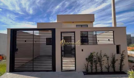 Casa térrea nova, à venda, 3 dormitórios, 1 suíte, planejados, Parque Barnabé, Indaiatuba.