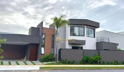 Sobrado novo, à venda, 4 suítes, planejados, piscina, Condomínio Milano, Indaiatuba.