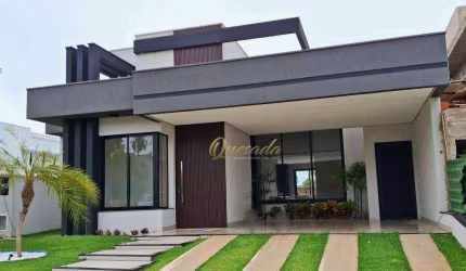 Casa térrea nova, à venda, 3 suítes, piscina, Condomínio Villa Sapezal, Indaiatuba.