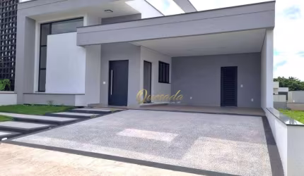 Casa térrea nova para locação, 3 suítes, planejados, piscina, Condomínio Di Roma Piazza Venezia, Indaiatuba.