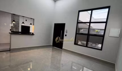 Casa térrea nova, à venda, 3 quartos, 1 suíte, Jardim Monte Carlo, Indaiatuba.
