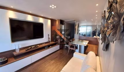 CAZA MOOCA FINO ACABAMENTO- VARANDA GOURMET MOBILIADO 70m² - 2 QUARTOS, 1 SUÍTE, 2 VAGAS E DEPÓSITO - LAZER