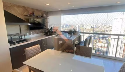Lindo apartamento na Mooca - Sacada Gourmet - Mobiliado - 02 Vagas de Garagem