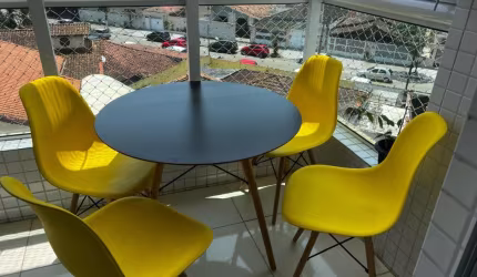 Lindo Apartamento para morar na Praia Grande, guillhermina, 1 dormitório!