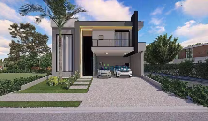 Casa com 4 dormitórios à venda, 312 m² por R$ 2.390.000,00 - Santorini Residencial Club - Paulínia/SP