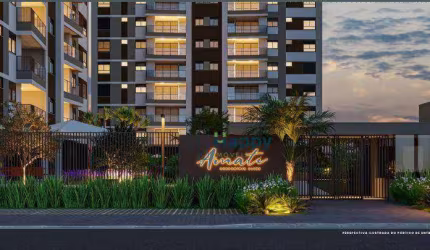 Apartamento com 3 dormitórios à venda, 80 m² por R$ 805.000,00 - Amati Condomínio Club - Paulínia/SP