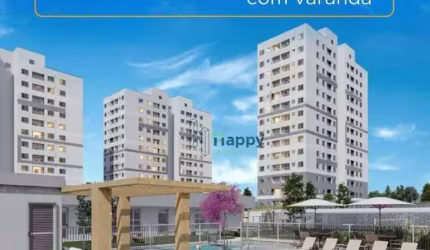 Apartamento com 2 dormitórios à venda, 44 m² por R$ 239.000,00 - Alto de Pinheiros - Paulínia/SP
