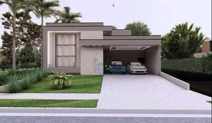 Casa com 3 dormitórios à venda, 192 m² por R$ 1.590.000 - Residencial Royal Garden - Paulínia/SP