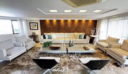 Vende-se luxuoso apartamento de 291 m² (4 suítes) no Parque da Jaqueira - Recife/PE