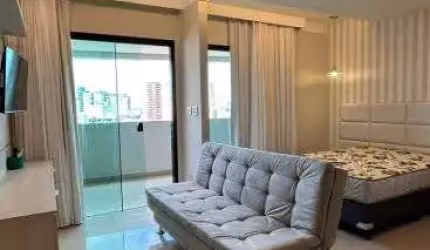 Alugo Apartamento por temporada, tido mobiliado com 1 quarto na Batista Campos Ed. Samurai