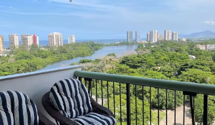 Apartamento 105 metros 3 quartos e dependência completa no Parque das Rosas