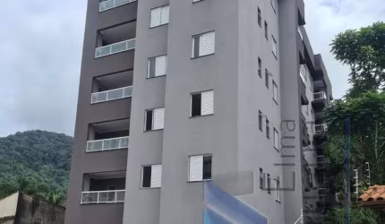 Ubatuba, Centro - Apartamento mobiliado com 02 dormitórios, sendo 01 suíte e área de lazer.