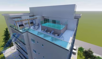 Ubatuba, Perequê Açu - Apartamento em construção com 02 dormitórios, sendo 01 suíte e área de lazer.