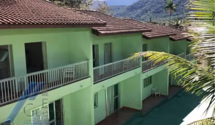 Ubatuba, Lázaro - Imóvel comercial  com 10 apartamentos, mobiliado com terreno  1.600 m2.