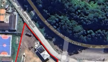 Ubatuba, Lazaro- Terreno aterrado e murado com 2.707 m2, aterrado e murado, documentação de escritura.