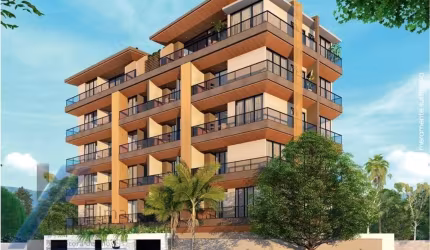 Ubatuba, Centro/Silope - Lançamento, apartamentos de 01 dormitorio e 02 suítes, piscina e solário.