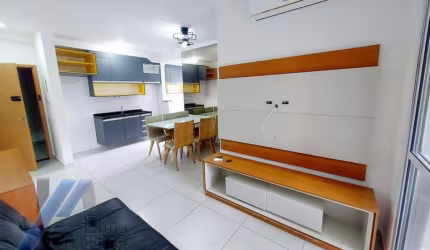 Ubatuba, Centro - Apartamento mobiliado com 02 dormitórios, sendo 01 suíte e área de lazer.