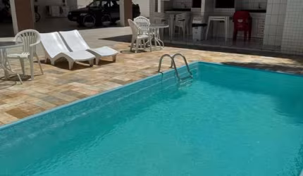 Ubatuba, Tenório - Apartamento mobiliado com 02 dormitórios sendo 01 suíte e área de lazer.