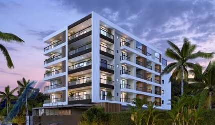 Ubatuba, Itaguá - Apartamento EM CONSTRUÇÃO com 02 dormitórios sendo 01 suíte e área de lazer.