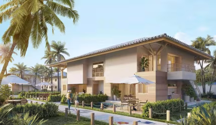 Imbassaí| Village 171 m2| 2 suítes| 2 vagas| Garden Privativo| Cond. entre o rio e o mar