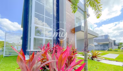 Camaçari| Terras Alphaville| Casa Duplex Nascente| Alto Padrão 217m²| 4 Dormitórios| 2 Vagas