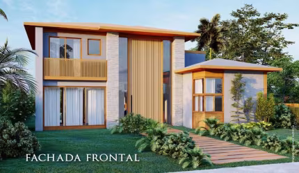 Praia do Forte| Villas Iberostar| Casa Duplex 304m²| 5 Suítes| 2 Vagas| Piscina| Gourmet