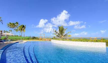 Itacimirim| Village Térreo Garden| 107m²| 3 Dormitórios| 1 Vaga| Pé na Areia| Unique Beach