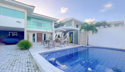 Villas do Atlântico| Casa Duplex Nascente 309m²| 4 Quartos| 4 Vagas| Piscina|Churrasqueira