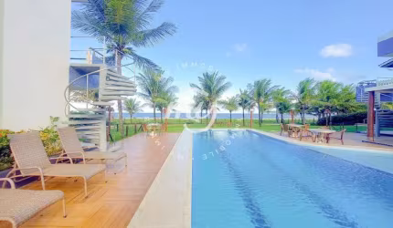 Itacimirim| Village Térreo Pé na Areia| 85m²| 2 Suítes| 1 Vaga| Nascente