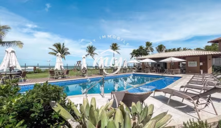 Itacimirim| Apartamento Duplex 88m²| Pé na Areia| Mobiliado| 2 Suítes| 2 Vagas