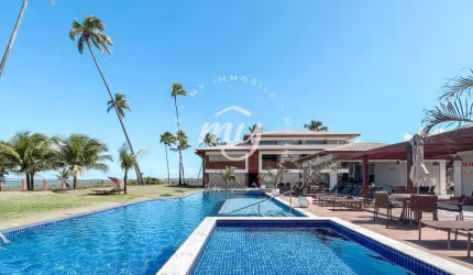 Itacimirim| Apartamento Duplex 95 m²| Vista mar| 2 Suítes| 2 Vagas| Pé na areia