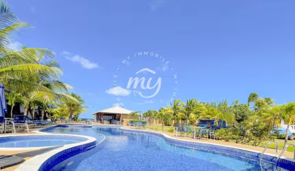 Itacimirim| Village Pé na Areia| Praia da Espera| Térreo| 123m²| 4 Suítes| 2 Vagas| Mobiliado