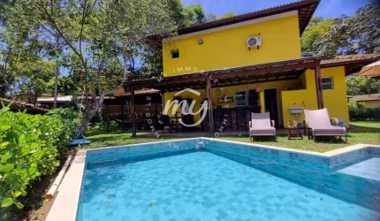 Praia do Forte| Açu da Torre| Casa Duplex com 200m²| 3 Dormitorios| Piscina e Área Gourmet
