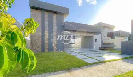 Camaçari| Casa Térrea com 124m²| 3 Dormitórios| 2 Vagas| Pis