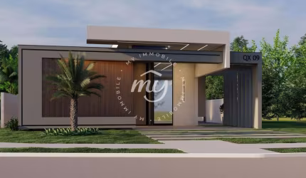 Abrantes| Casa com 158m²| 4 Suites| Piscina Privativa| no Alphaville Litoral Norte 2