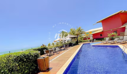 Itacimirim| Village Duplex com 97m2| Pé na Areia| Frente Mar| 2 suítes| 1 vaga