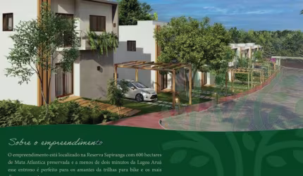 Reserva Sapiranga| Évora| Casas Duplex com 74m²| 3 Dormitórios| 2 Vagas