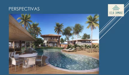 Itacimirim| Village Térreo com 80m²| Garden| 2 Suites| 2 Vagas| Na Praia da Espera