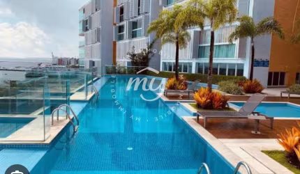 Dois de Julho| Apartamento com 60m²| Vista Mar| 1 Suíte| 1 Vaga