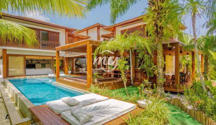 Praia do Forte| Casa Duplex 480m²| 5 Suítes| Gourmet| Piscina