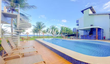 Itacimirim|Apartamento com Terraço 73m²| 3 Suítes|1 Vaga| Mobiliado| Pé na areia