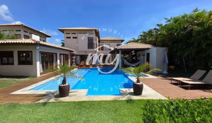 Costa do Sauipe| Casa Duplex com 359m²| Mobiliada| 4 Suites| Piscina com Deck