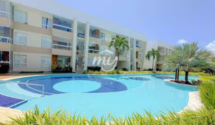 Guarajuba| Porto Smeralda| Village Térreo 73m²| 2 Suítes| 1 Vaga| Mobiliado