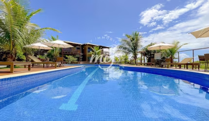 Itacimirim| Bangalô Duplex 141m²| 3 suítes| Garden| Vista Mar| 2 Vagas| Pé na Areia