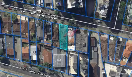 Terreno à venda na Rua Rocha Pombo, 899, Juvevê, Curitiba, 374 m2 por R$ 1.360.000