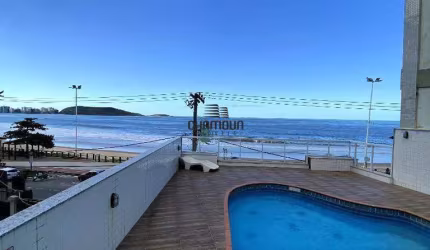 Apartamento a venda na Beira Mar com 2 quartos, 1 vaga com área de lazer na Praia do Morro, Guarapari ES