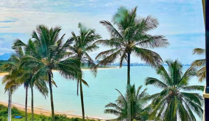 Apartamento com 4 quartos na Praia da Peracanga, à venda na Enseada Azul, em Guarapari.