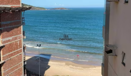Apartamento de 2 quartos, varanda com vista para o mar e área de lazer a venda na Praia do Morro, Guarapari/ES.
